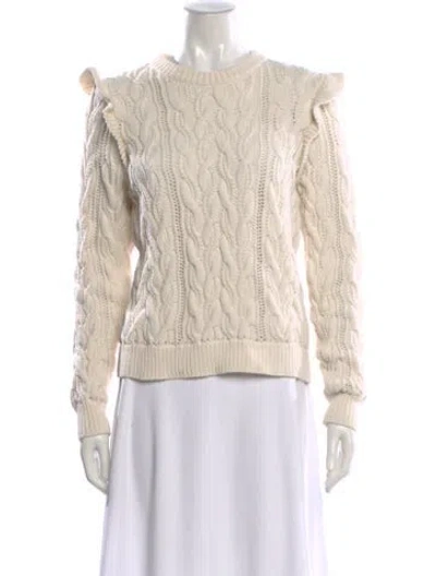 Pre-owned Frame Crew Neck Sweater In Neutral