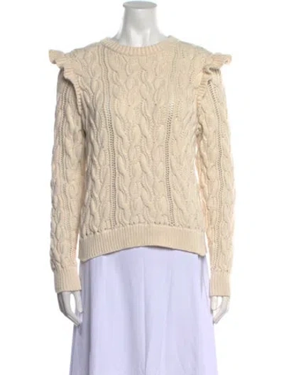 Pre-owned Frame Crew Neck Sweater In Neutral