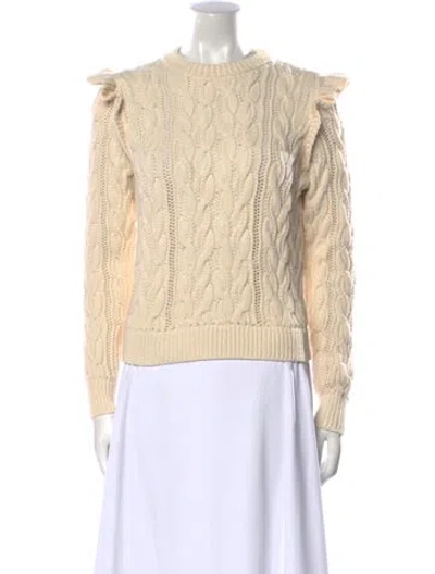Pre-owned Frame Crew Neck Sweater In Neutral