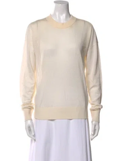 Pre-owned Frame Crew Neck Sweater In Neutral
