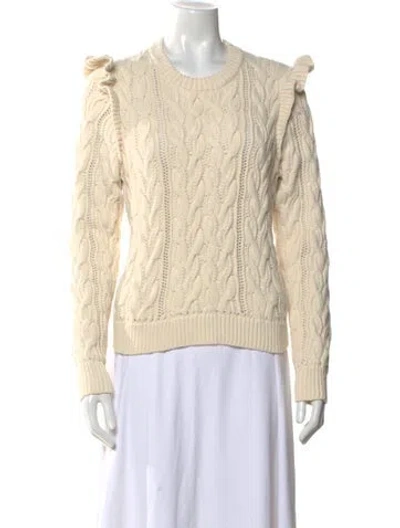 Pre-owned Frame Crew Neck Sweater In Neutral