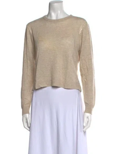 Pre-owned Frame Crew Neck Sweater In Neutral
