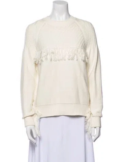 Pre-owned Frame Crew Neck Sweater In Neutral