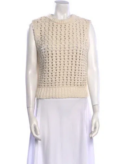 Pre-owned Frame Crew Neck Sweater In Neutral