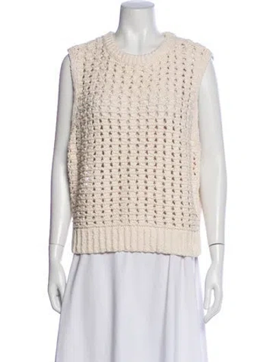 Pre-owned Frame Crew Neck Sweater In Neutral