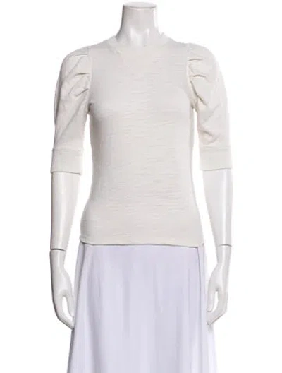 Pre-owned Frame Crew Neck Sweater In Neutral