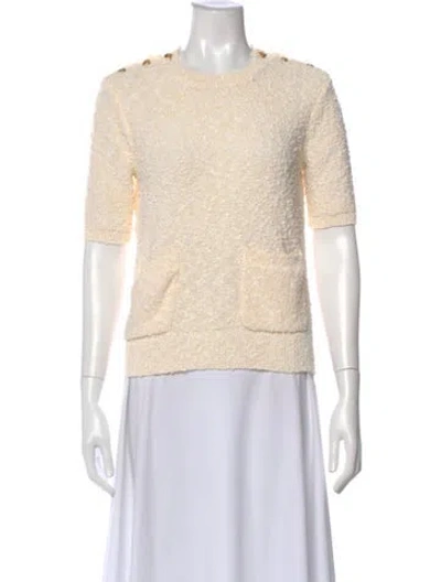 Pre-owned Frame Crew Neck Sweater In Neutral