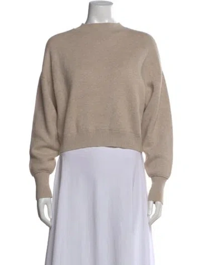 Pre-owned Frame Crew Neck Sweater In Neutral
