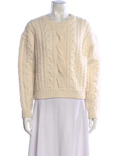 Pre-owned Frame Crew Neck Sweater In Neutral