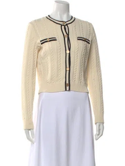Pre-owned Frame Crew Neck Sweater In Neutral
