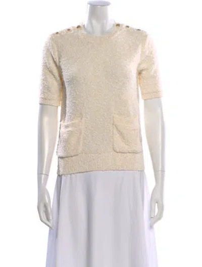 Pre-owned Frame Crew Neck Sweater In Neutral