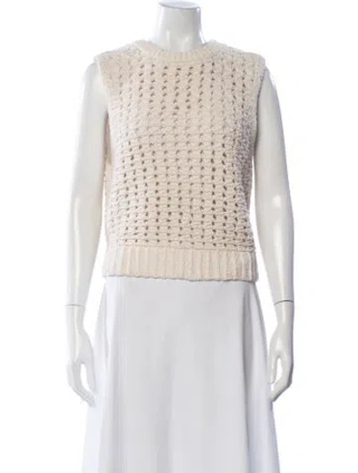 Pre-owned Frame Crew Neck Sweater In Neutral