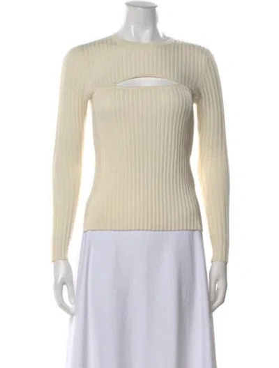 Pre-owned Frame Crew Neck Sweater In Neutral
