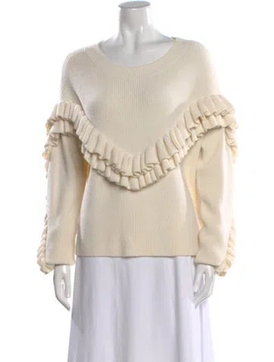 Pre-owned Frame Crew Neck Sweater In Neutral