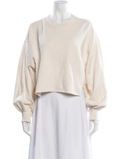 Pre-owned Frame Crew Neck Sweater In Neutral