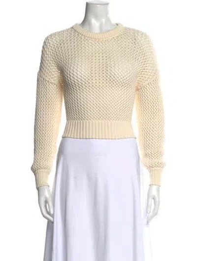 Pre-owned Frame Crew Neck Sweater In Neutral