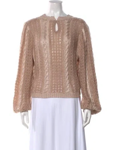 Pre-owned Frame Crew Neck Sweater In Neutral
