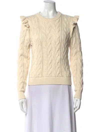 Pre-owned Frame Crew Neck Sweater In Neutral