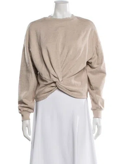 Pre-owned Frame Crew Neck Sweater In Neutral