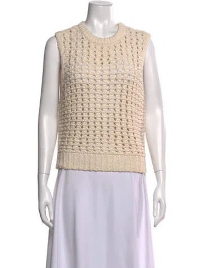 Pre-owned Frame Crew Neck Sweater In Neutrals