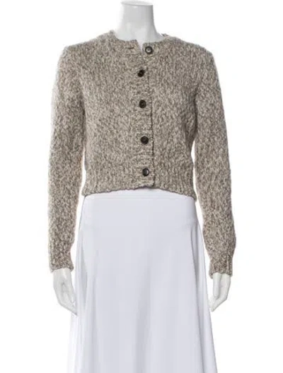 Pre-owned Frame Crew Neck Sweater In Neutrals