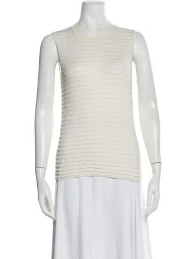 Pre-owned Frame Crew Neck Sweater In Neutrals