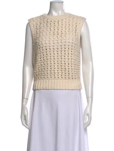 Pre-owned Frame Crew Neck Sweater In Neutrals