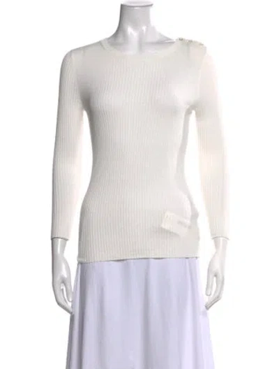 Pre-owned Frame Crew Neck Sweater In Neutrals