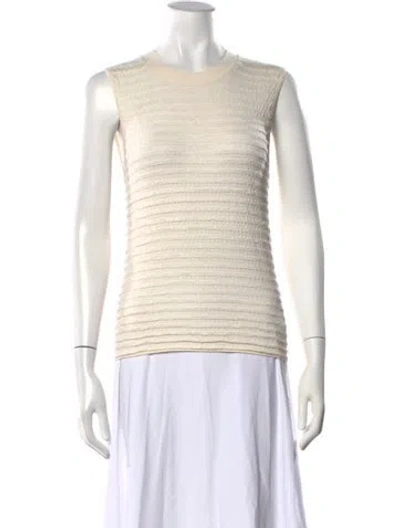 Pre-owned Frame Crew Neck Sweater In Neutrals