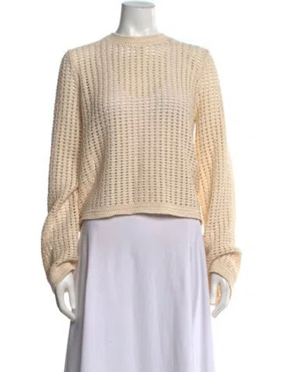 Pre-owned Frame Crew Neck Sweater In Neutrals