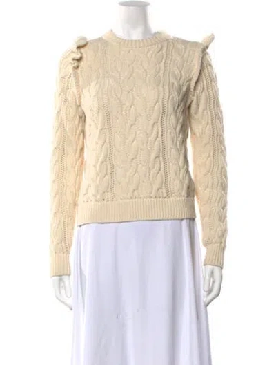 Pre-owned Frame Crew Neck Sweater In Neutrals