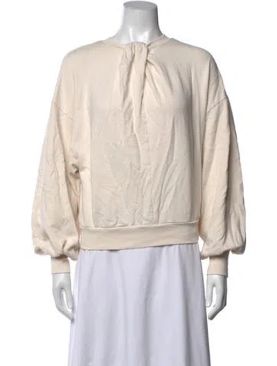 Pre-owned Frame Crew Neck Sweater In Neutrals