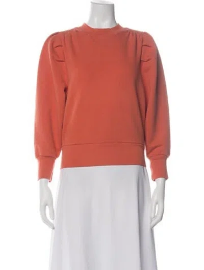 Pre-owned Frame Crew Neck Sweater In Orange