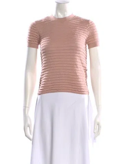 Pre-owned Frame Crew Neck Sweater In Pink
