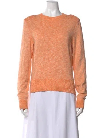 Pre-owned Frame Crew Neck Sweater In Pink