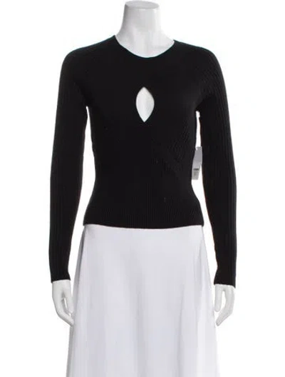 Pre-owned Frame Crew Neck Sweater W/ Tags In Black