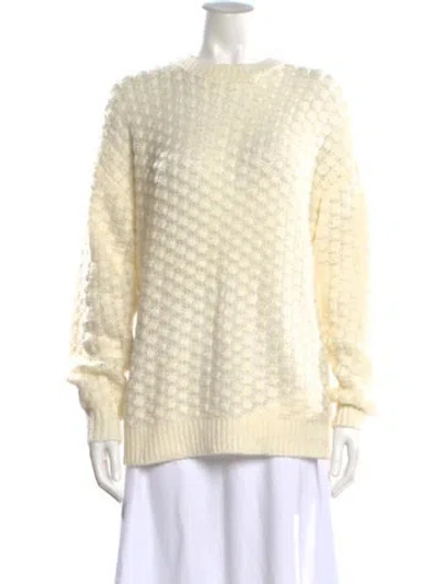 Pre-owned Frame Crew Neck Sweater W/ Tags In Neutral