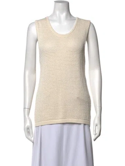 Pre-owned Frame Crew Neck Sweater W/ Tags In Neutrals