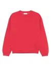 Frame Cotton-blend Sweatshirt In Red