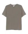 Frame Crew Neck T-shirt In Gray