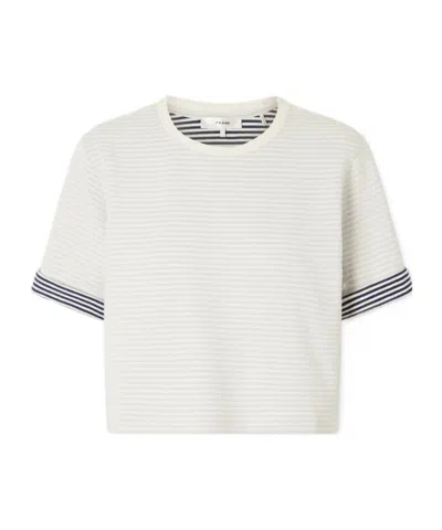 Frame Crew Neck T-shirt In White