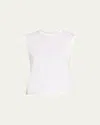 Frame Crewneck Muscle Tank In Black