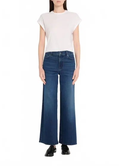 Frame Crewneck Muscle Tee In Powder Blue