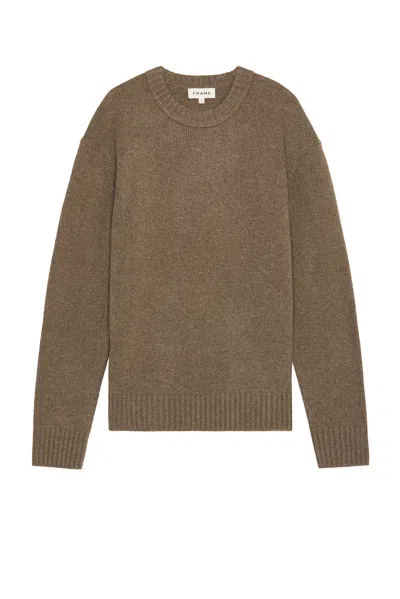 Frame Crewneck Sweater In Soft Mocha