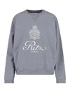 Frame Ritz Crew Neck Sweatshirt In Gray