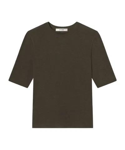 Frame Crew-neck T-shirt In Green