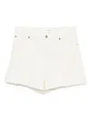 Frame Crochet Dare Shorts In White