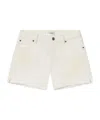 Frame Crochet Detail Shorts In White