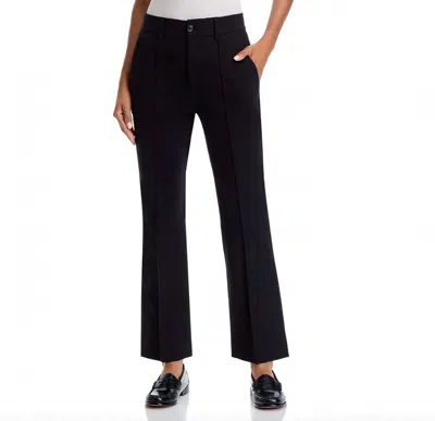 Frame Crop Kick Flare Trouser In Black