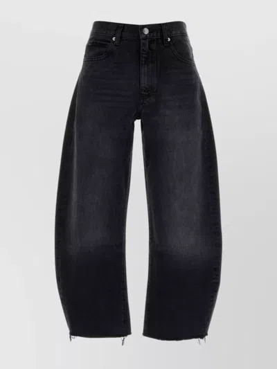 FRAME CROP WIDE-LEG DENIM TROUSERS